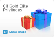 CitiGold Elite Privileges