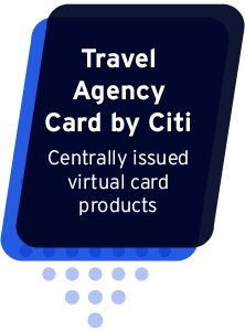 Travel Agency Card by Citi - Centrally issued virtual card products