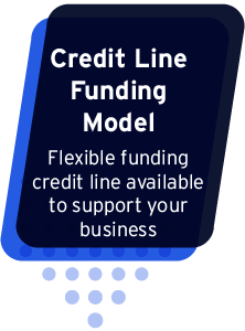 Credit Line Funding Model - Flexible funding credit line available to support your business