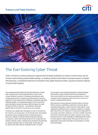 The Ever-Evolving Cyber Threat