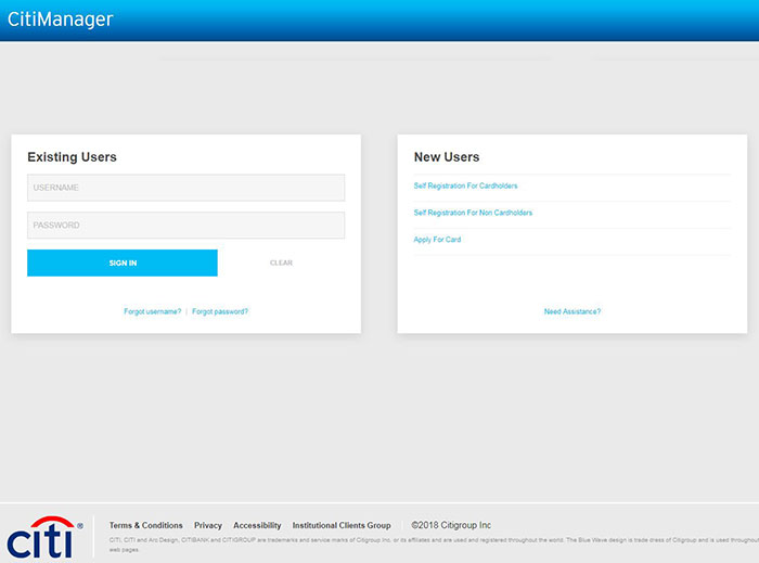 Administrative Online Tools Citi Commercial Cards Treasury
